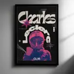 Charles Leclerc Ferrari Poster, Kanvas Tablo | Formula 1